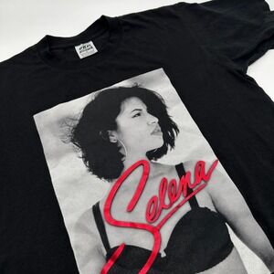 Vintage Y2K Selena Quintanilla Grail Tee Large 5 Pro Athletic Black Mexico